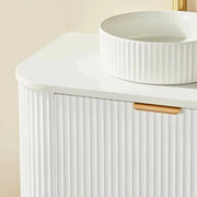 Avalon Wall Hung Vanity 1500 (Matte White/Double Bowl) - Aqualux Bathrooms- Poseidon