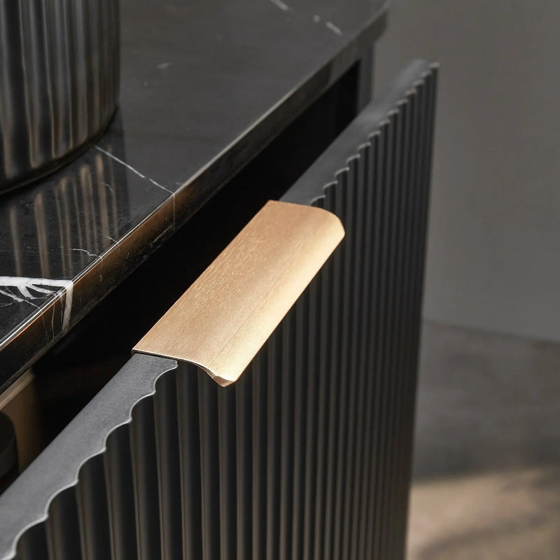 Avalon Wall Hung Vanity 900 (Matte Black) - Aqualux Bathrooms- Poseidon