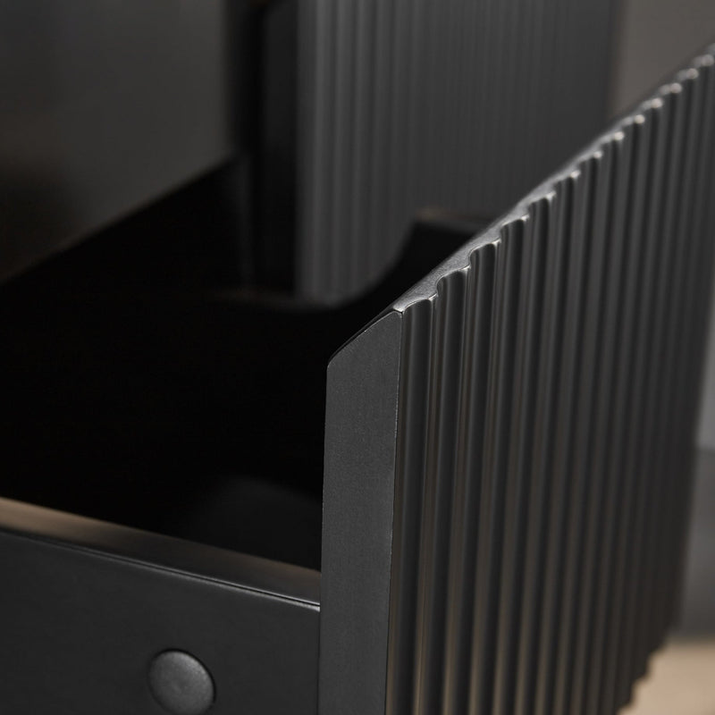 Brindabella Matte Black 750mm Single Bowl Wall Hung Vanity