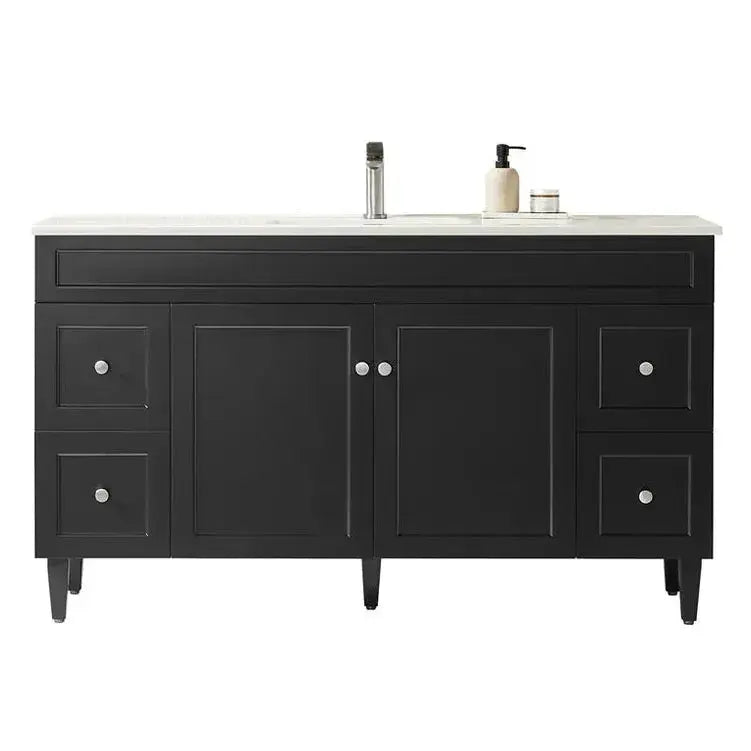 Poseidon Harrington Freestanding Vanity 1500mm (Matte Black) Poseidon