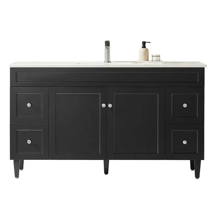 Harrington Freestanding Vanity 1500mm (Matte Black)