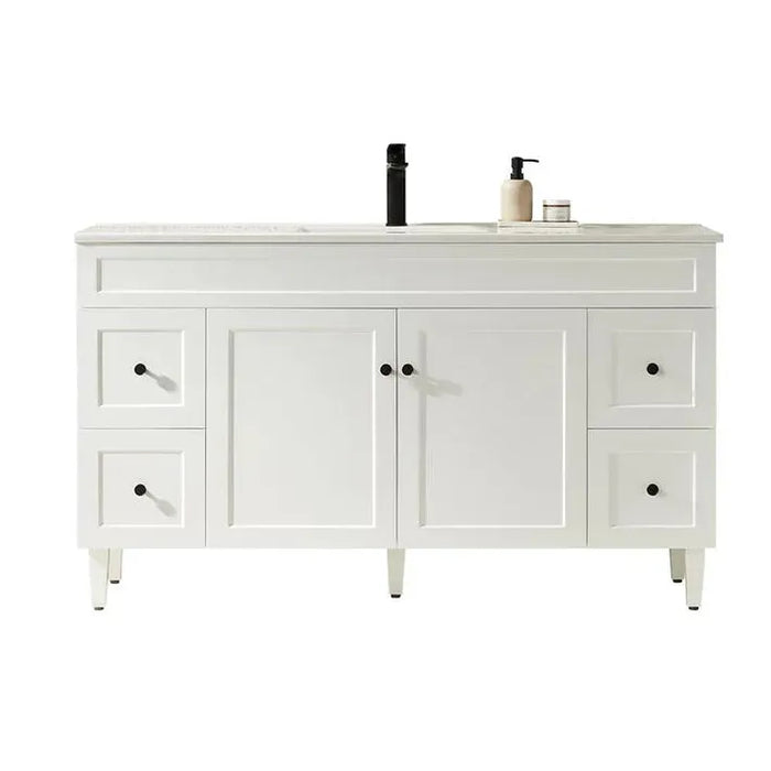 Harrington Freestanding Vanity 1500mm (Matte White)