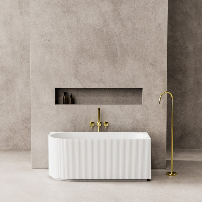 Capri Right Corner Bathtub 1500mm (No Overflow)