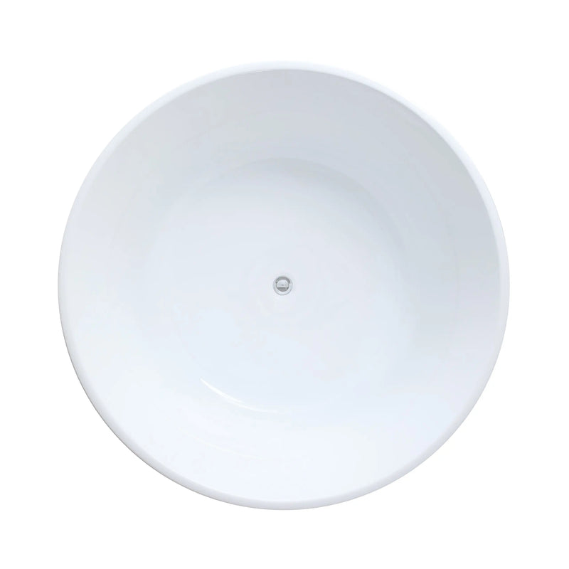Como Round Freestanding Bathtub 1280mm - Aqualux Bathrooms- Poseidon