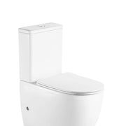 Mercio Cera Rimless Back To Wall Toilet Suite - Aqualux Bathrooms- Mercio