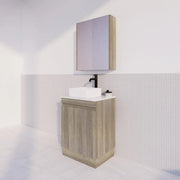 ABS Riva Riva MFL2 Freestanding Vanity 600mm - Dark Oak