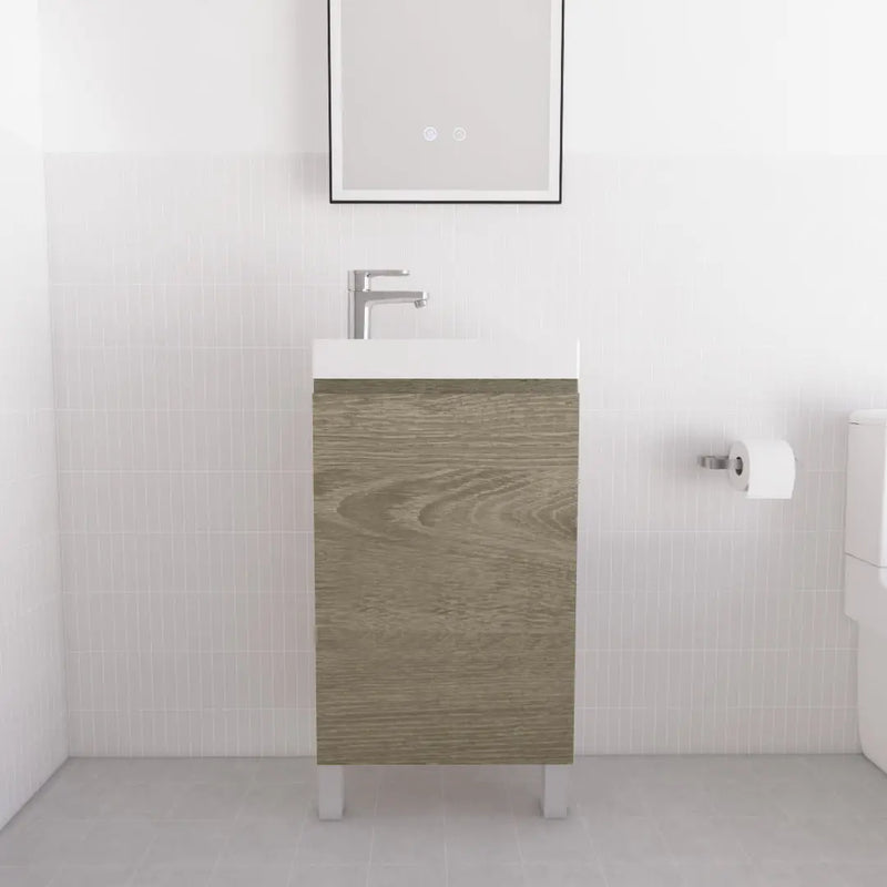 ABS Riva Riva Mini Freestanding Vanity 450mm - Forest Timber Dark Oak ABS Riva