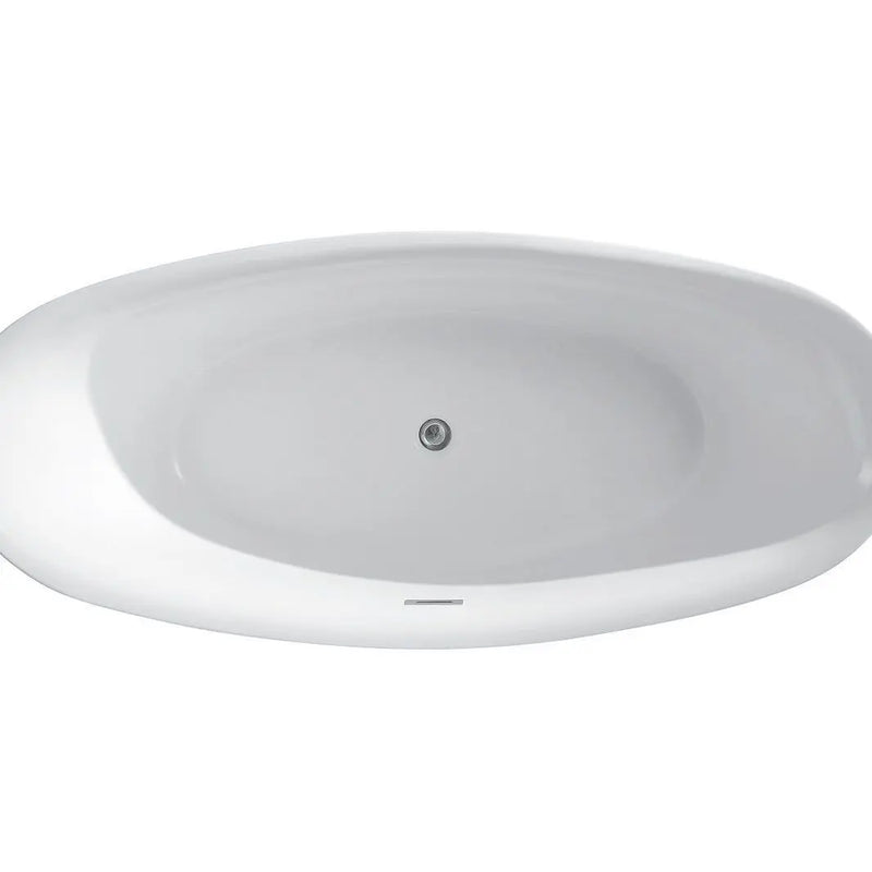 Disney Opal White Freestanding Bathtub 1500mm - Aqualux Bathrooms- Mercio