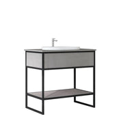 Mercio - DI/DIO Series Rubine Plywood Freestanding Vanity 900mm - Aqualux Bathrooms