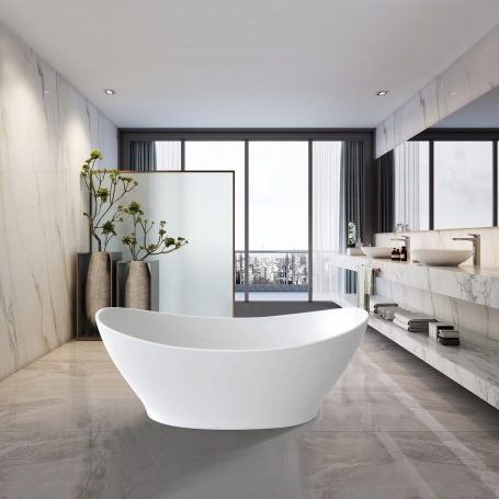 Disney 1500mm Freestanding Designer Gloss White bathtub