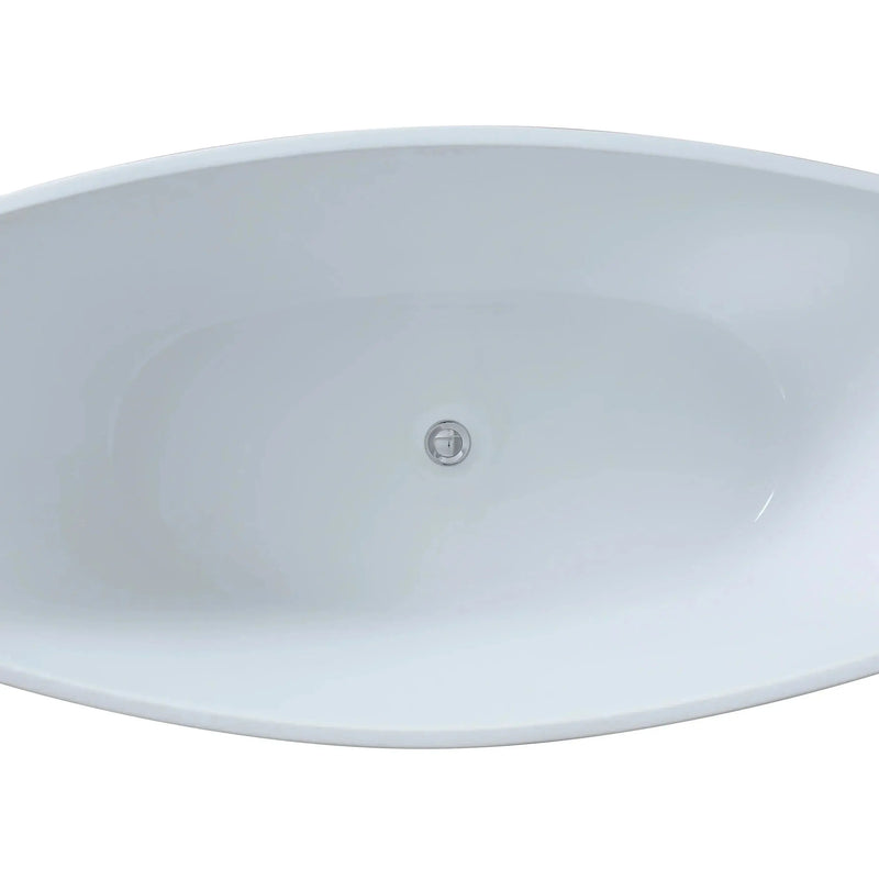 Evie Freestanding Bathtub - Non Overflow - Aqualux Bathrooms- Poseidon