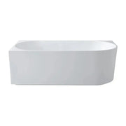 Elivia Left Corner Bathtub - Non Overflow - Aqualux Bathrooms- Poseidon