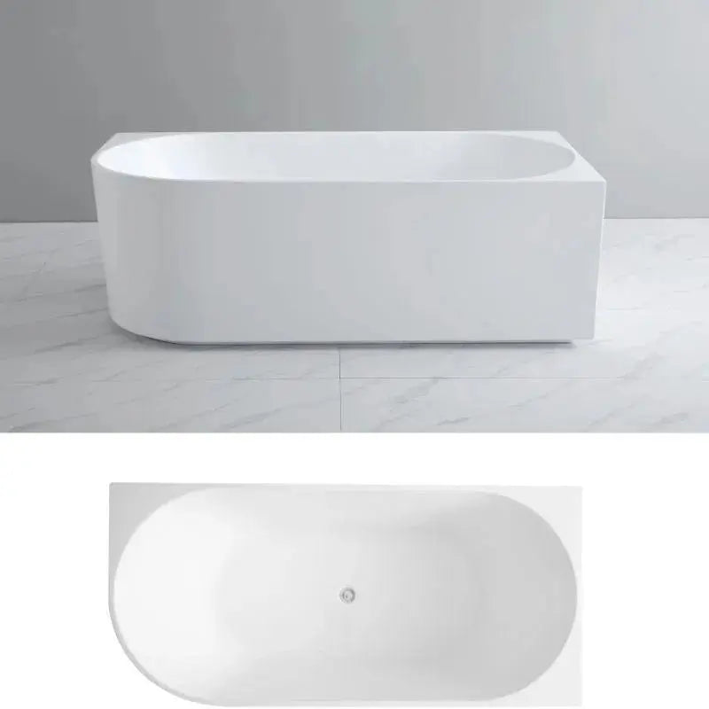 Elivia Right Corner Bathtub - Right - Non Overflow - Aqualux Bathrooms- Poseidon