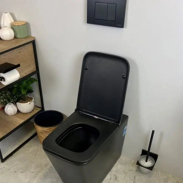 Mercio Enox99 Rimless Wall Faced Floor Toilet Pan - Aqualux Bathrooms- Mercio