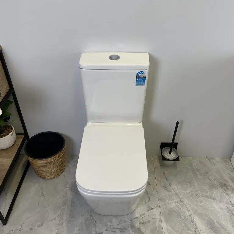 Enox Back-to-Wall Toilet Suite - Aqualux Bathrooms- Mercio