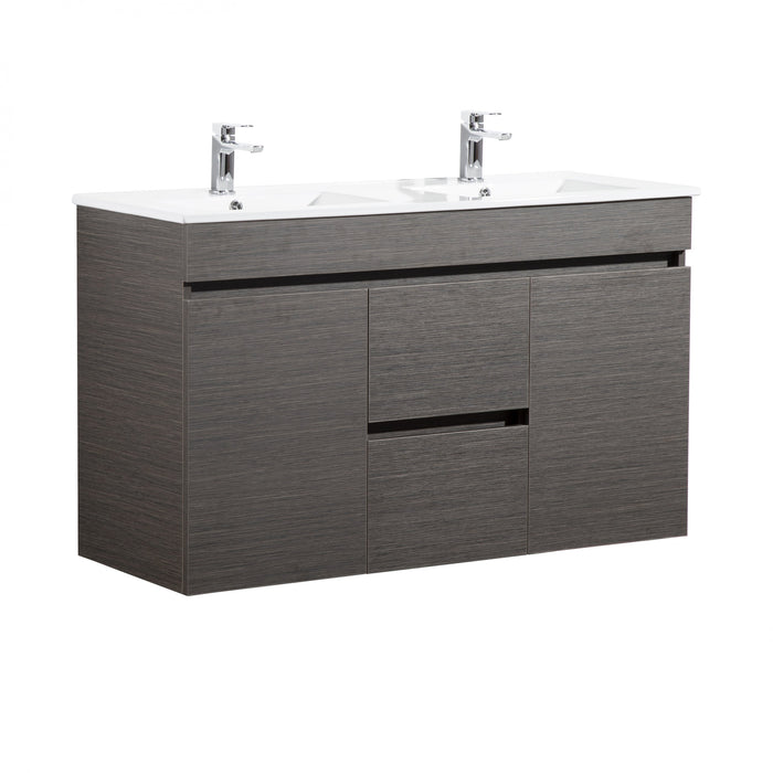 Evie Double Bowl Wall Hung Vanity 1200