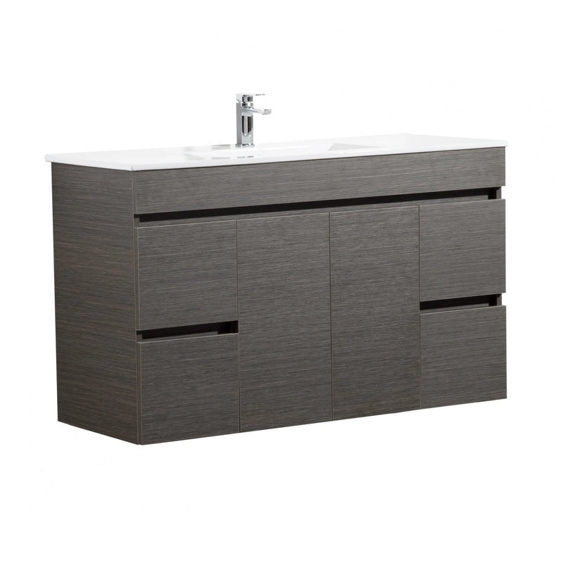 Evie Single Bowl Wall Hung Vanity 1200 - Aqualux Bathrooms- Poseidon