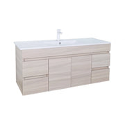 Evie Single Bowl Wall Hung Vanity 1500 - Aqualux Bathrooms- Poseidon
