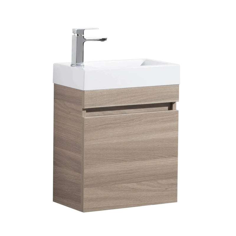 Evie Mini Wall Hung Vanity 450 - Aqualux Bathrooms- Poseidon