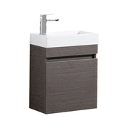Evie Mini Wall Hung Vanity 450 - Aqualux Bathrooms- Poseidon