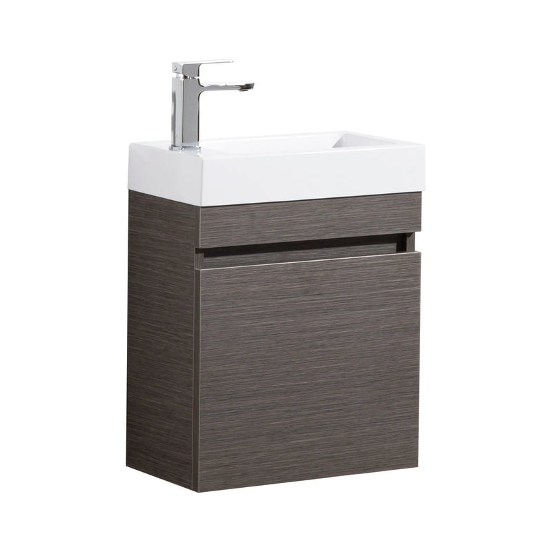 Evie Mini Wall Hung Vanity 450 - Aqualux Bathrooms- Poseidon