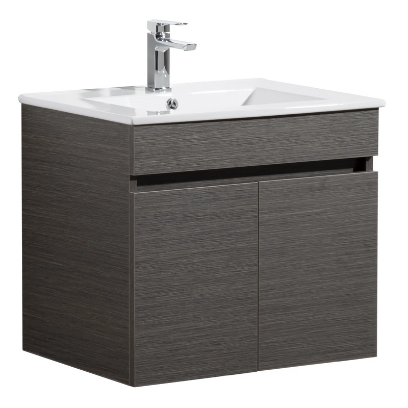 Evie Single Bowl Wall Hung Vanity 600 - Aqualux Bathrooms- Poseidon