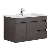 Evie Single Bowl Wall Hung Vanity 900 - Aqualux Bathrooms- Poseidon