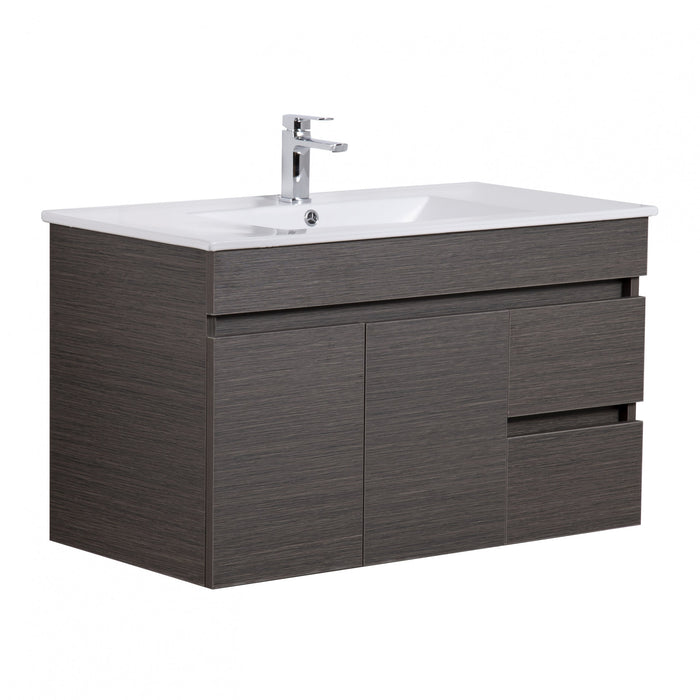 Evie Single Bowl Wall Hung Vanity 900