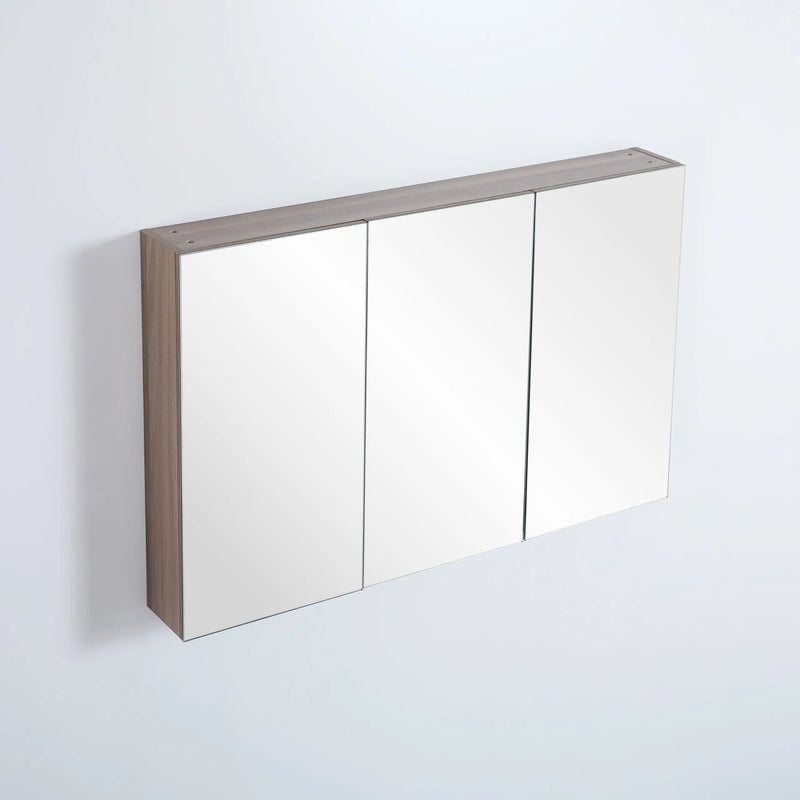 EVIE Three Doors Shaving Cabinet 1200mm - Aqualux Bathrooms- Poseidon