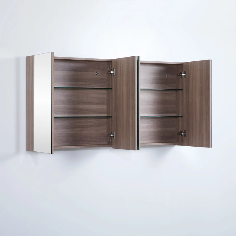 EVIE Four Doors Shaving Cabinet 1500mm - Aqualux Bathrooms- Poseidon