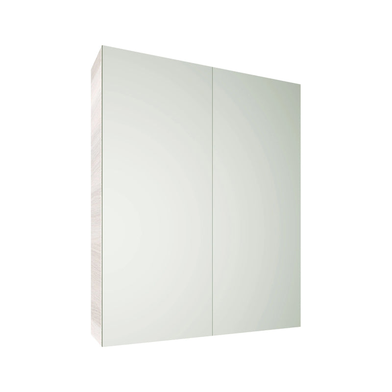 EVIE Double Doors Shaving Cabinet 600mm - Aqualux Bathrooms- Poseidon