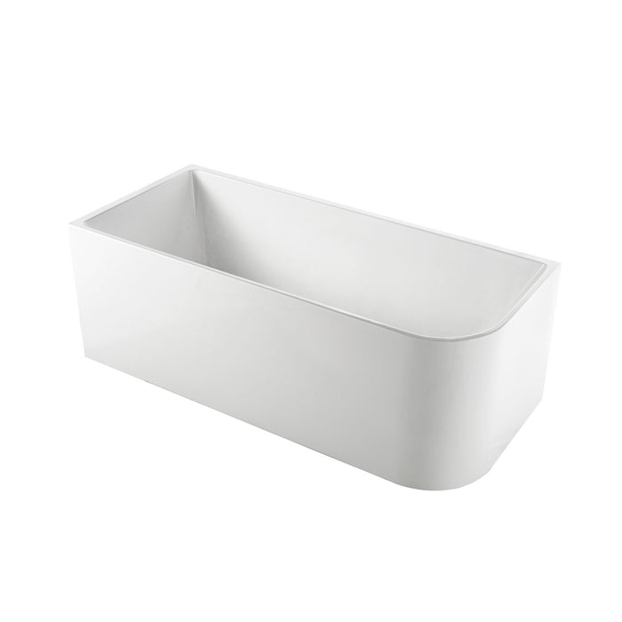 Riva Ellie Left Corner Bathtub 1700mm - Gloss White