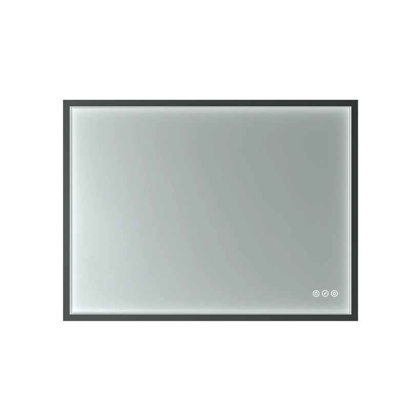 Euro Mirror - Röek Mirror Black - Aqualux Bathrooms