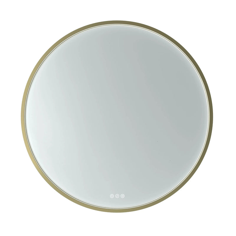 Euro Mirror - Olëk Mirror Brass - Aqualux Bathrooms