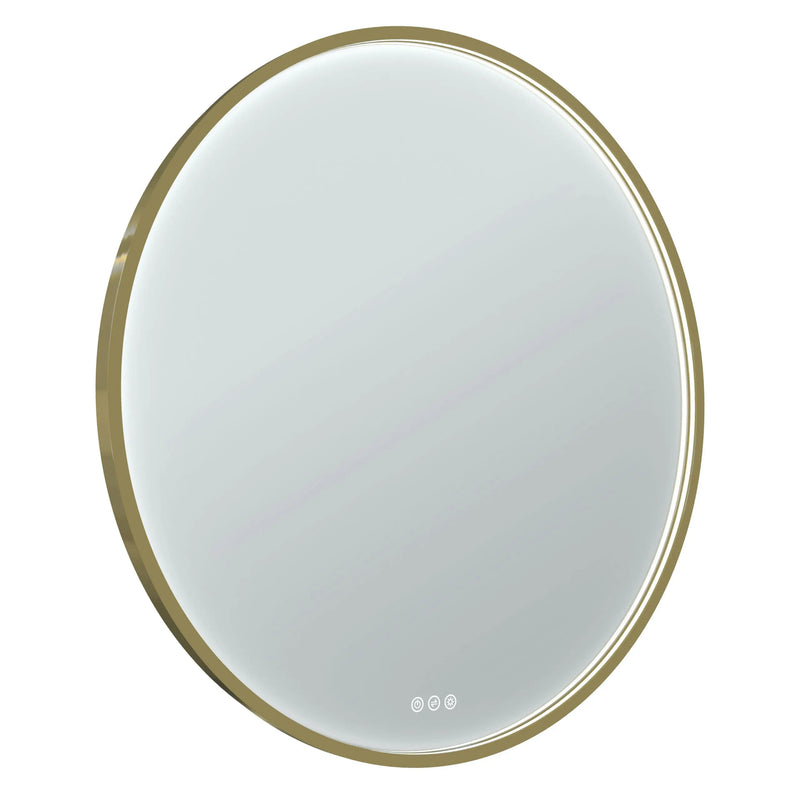 Euro Mirror - Olëk Mirror Brass - Aqualux Bathrooms