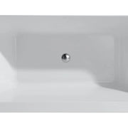 FORTUNA Back To Wall Bathtub 1500/1700mm - Aqualux Bathrooms- Mercio