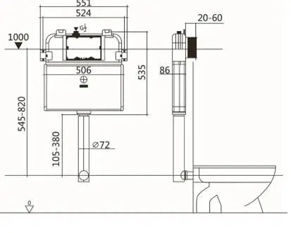 Poseidon - Avery Box Rim Wall Faced Floor Toilet Pan - Aqualux Bathrooms