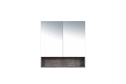 Mercio - Galu Shaving Mirror Cabinet with Shelf 600mm - Aqualux Bathrooms
