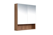 Mercio - Shaving Mirror Cabinet with Shelf 900mm - Aqualux Bathrooms