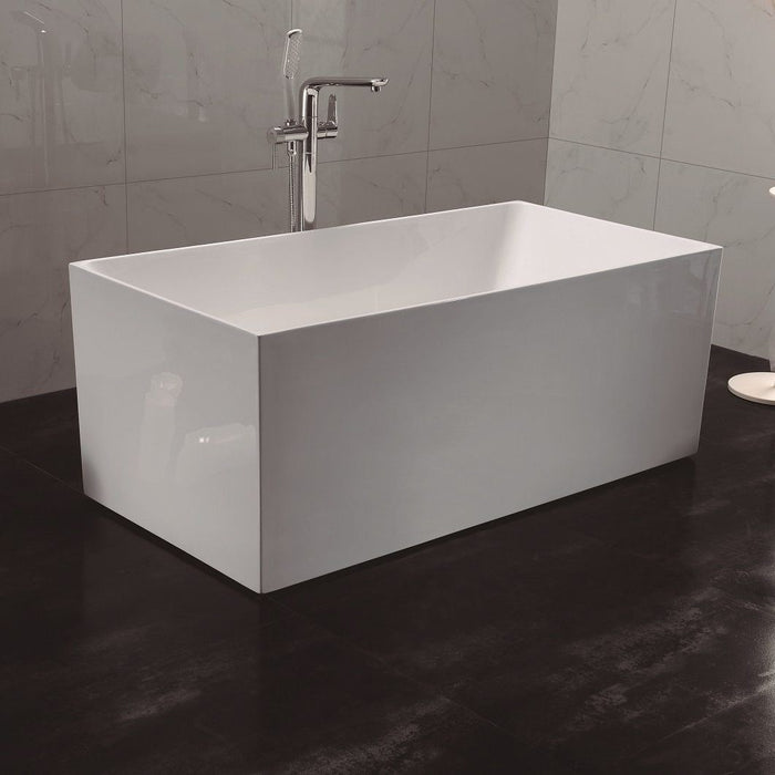 ORTA Multi-Fix Freestanding Gloss White Bathtub