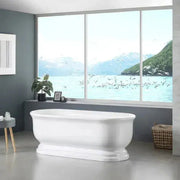 Fremantle Freestanding Bathtub - Non Overflow - Aqualux Bathrooms- Poseidon
