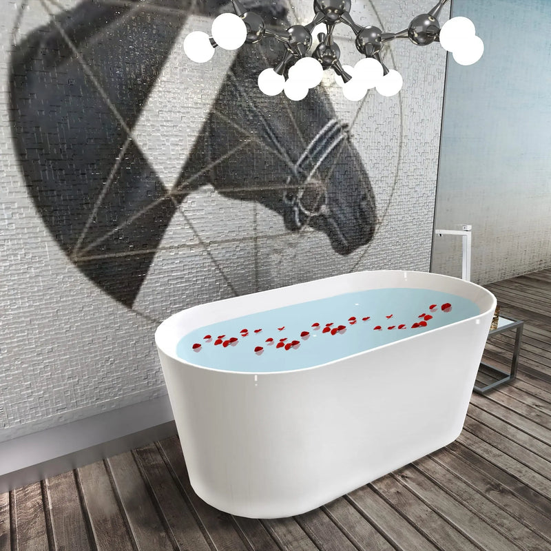 ISEO Ultra Slim Freestanding Bathtub - Aqualux Bathrooms- Mercio