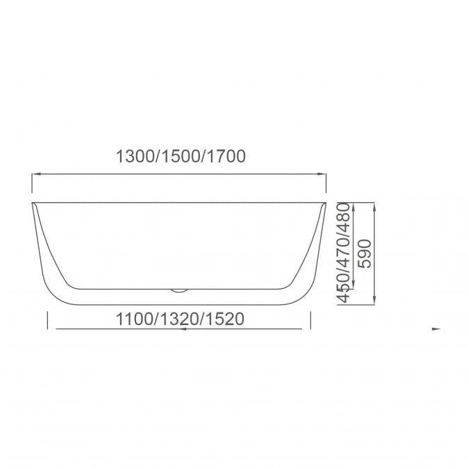 ISEO Ultra Slim Freestanding Bathtub