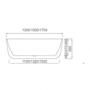 ISEO Black & White Freestanding Bathtub - Aqualux Bathrooms- Mercio