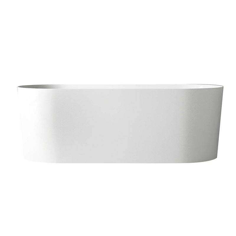 ISEO 1300mm Ultra-Slim Freestanding Gloss White Bathtub