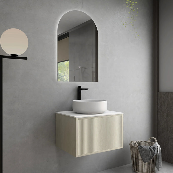 Bellevue Wall Hung Ensuite Vanity 600 (Coastal Oak)