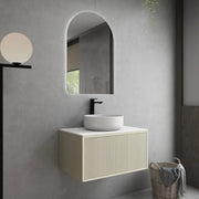 Bellevue Wall Hung Ensuite Vanity 750 (Coastal Oak) - Aqualux Bathrooms- Poseidon