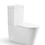 Stella Rimless Back to Wall Toilet Suite - Aqualux Bathrooms- Poseidon