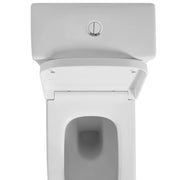 Qubist Box Rim White Toilet Suite - Aqualux Bathrooms- Poseidon