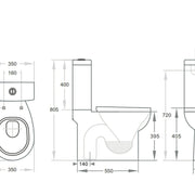 Poseidon Zion Close Coupled Toilet Suite Poseidon